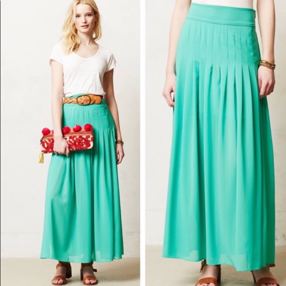 Anthropologie Maeve Maxi Skirt